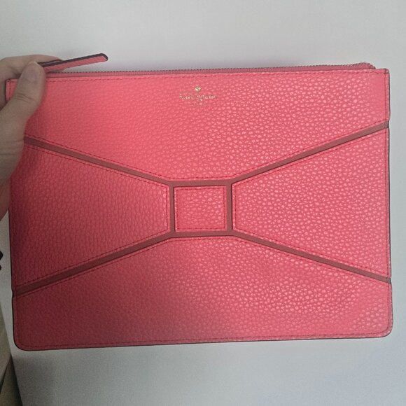 Leather Kate Spade Clutch - Picture 1 of 5